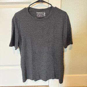 Faherty Short Sleeve Shirt | Grey | Size M